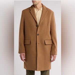 Men's Classic Tan Overcoat